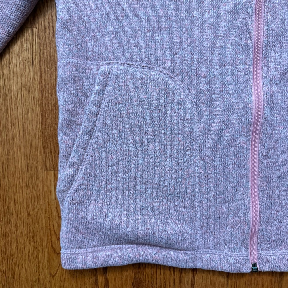 Patagonia Kids Better Sweater Hoody in Rose Pink size L 12 - Picture 6 of 16